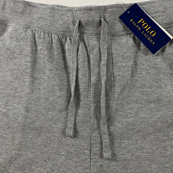 Polo Ralph Lauren Shorts Mens XXL Gray Sweat Athletic Zip Pocket Terry Drawsting - Picture 3 of 14